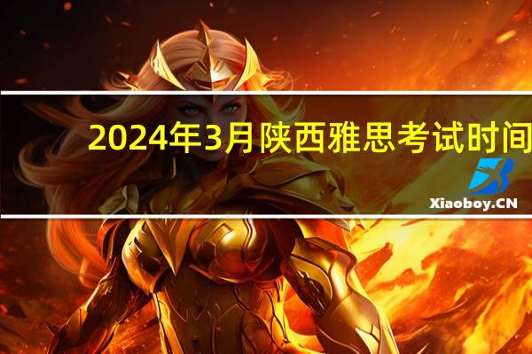 2024年3月陕西雅思考试时间