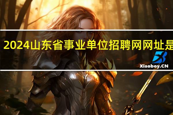 2024山东省事业单位招聘网网址是什么