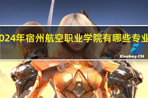 2024年宿州航空职业学院有哪些专业比较好