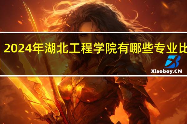 2024年湖北工程学院有哪些专业比较好