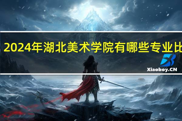 2024年湖北美术学院有哪些专业比较好