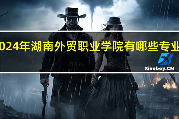 2024年湖南外贸职业学院有哪些专业比较好
