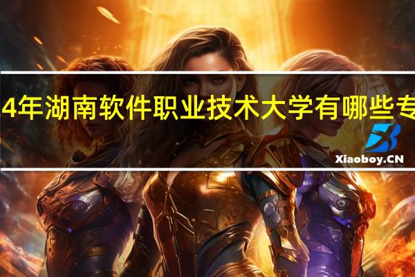2024年湖南软件职业技术大学有哪些专业比较好