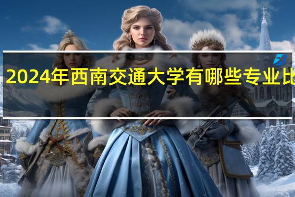 2024年西南交通大学有哪些专业比较好