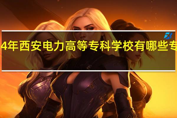 2024年西安电力高等专科学校有哪些专业比较好