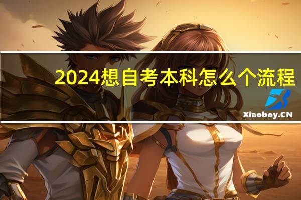 2024想自考本科怎么个流程