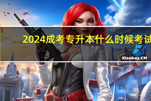 2024成考专升本什么时候考试