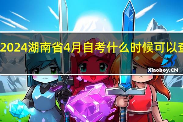 2024湖南省4月自考什么时候可以查成绩