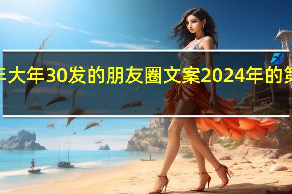 2024龙年大年30发的朋友圈文案 2024年的第一天发朋友圈