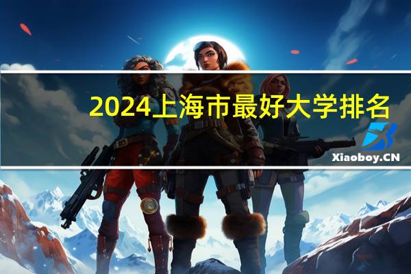 2024上海市最好大学排名