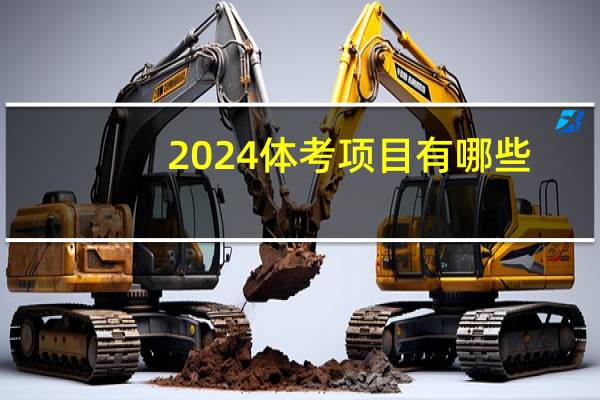 2024体考项目有哪些