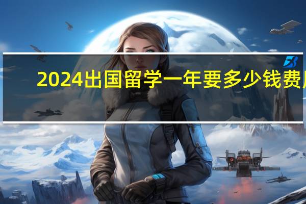 2024出国留学一年要多少钱费用