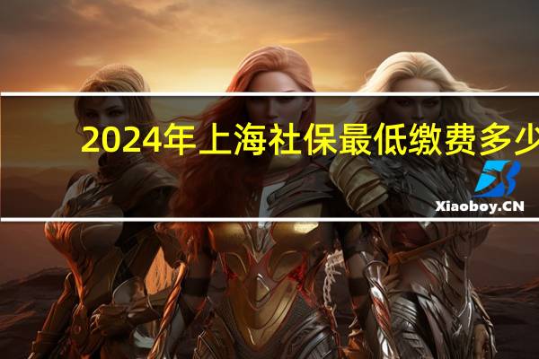 2024年上海社保最低缴费多少