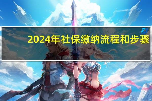 2024年社保缴纳流程和步骤