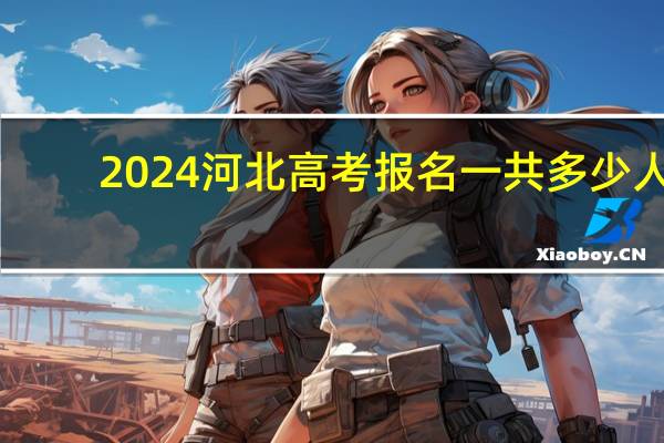 2024河北高考报名一共多少人