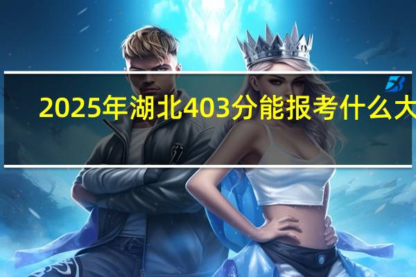 2025年湖北403分能报考什么大学