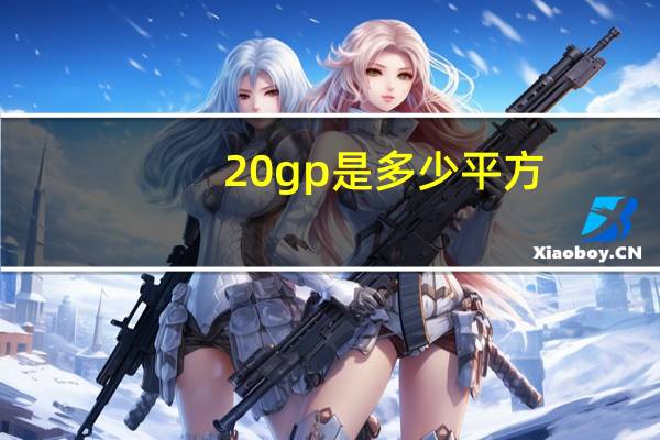 20gp是多少平方（20gp能装多少立方）
