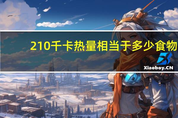 210千卡热量相当于多少食物