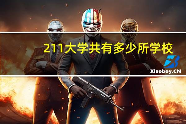 211大学共有多少所学校