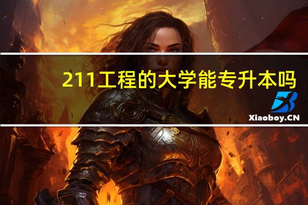 211工程的大学能专升本吗