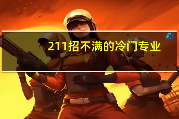 211招不满的冷门专业