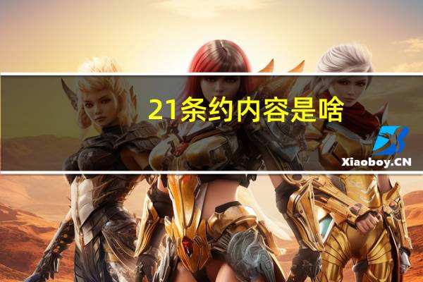 21条约内容是啥