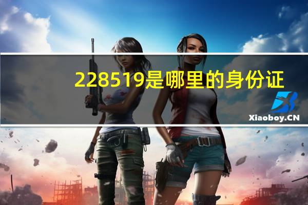 228519是哪里的身份证