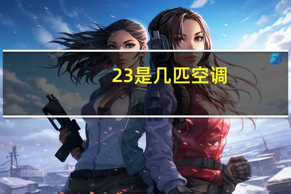 23是几匹空调
