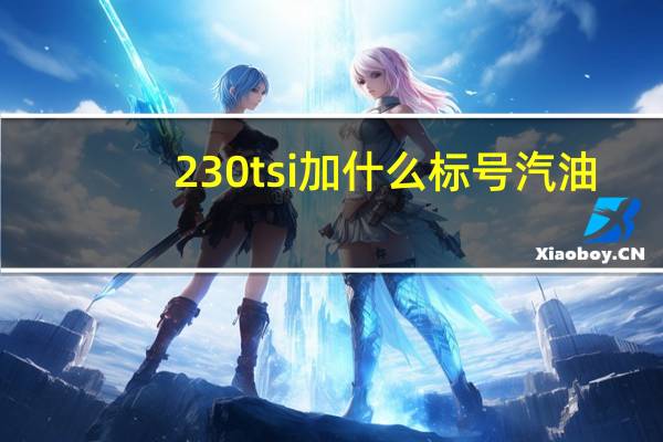 230tsi加什么标号汽油