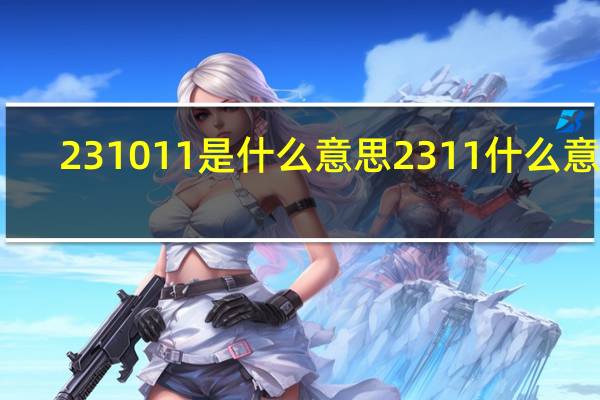 231011是什么意思 2311什么意思