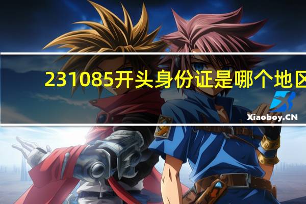 231085开头身份证是哪个地区