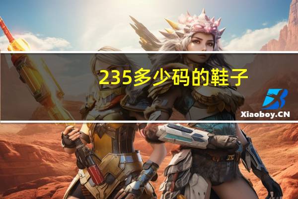 235多少码的鞋子