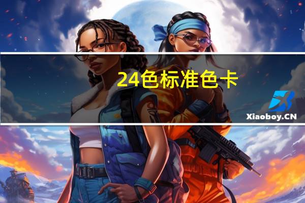 24色标准色卡（色度图）