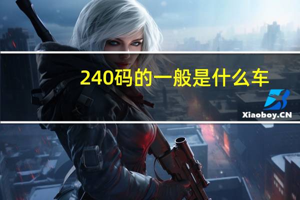 240 码的一般是什么车（240 320）