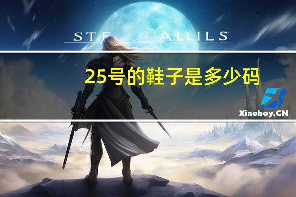 25号的鞋子是多少码
