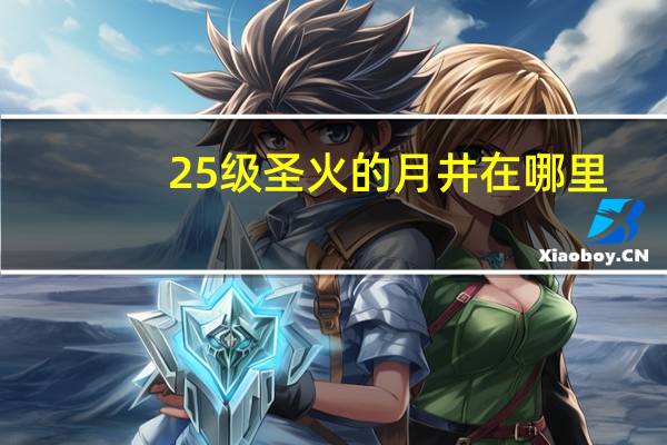 25级圣火的月井在哪里？