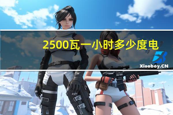 2500瓦一小时多少度电