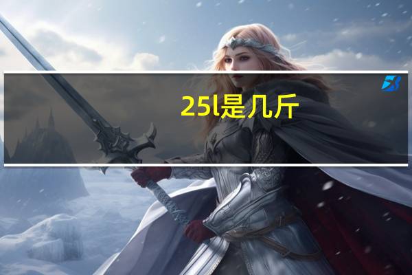 25l是几斤