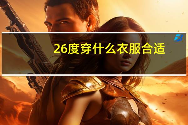 26度穿什么衣服合适