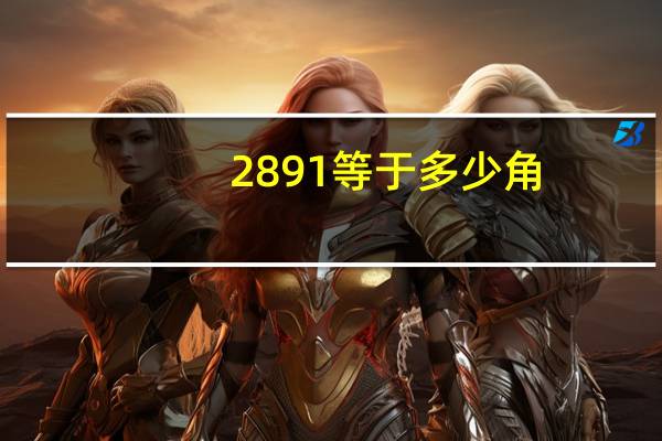 2891等于多少角