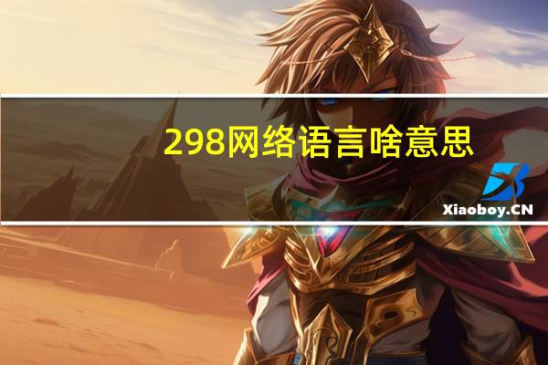 298网络语言啥意思