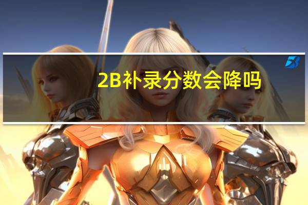 2B补录分数会降吗