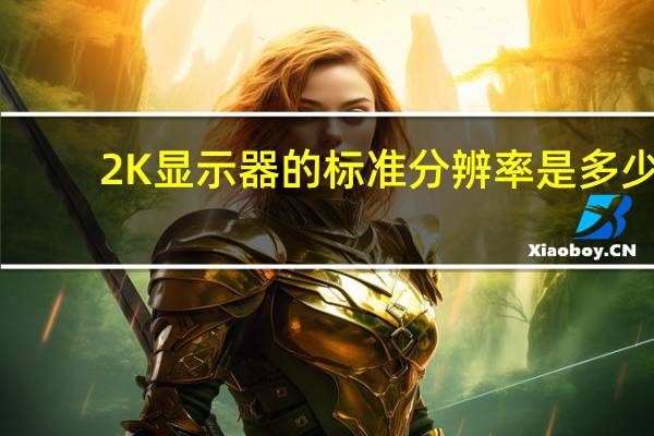 2K显示器的标准分辨率是多少?