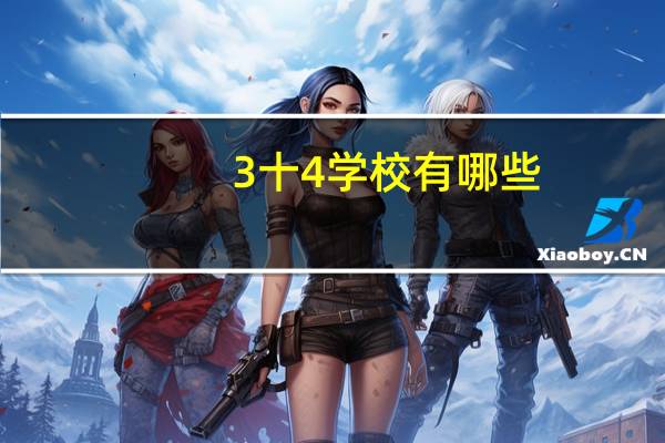 3十4学校有哪些