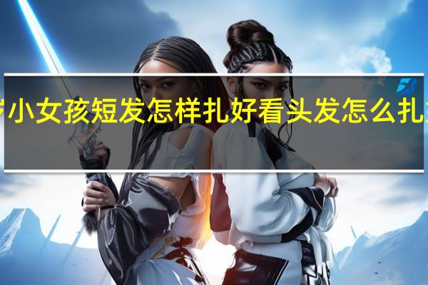 3岁小女孩短发怎样扎好看 头发怎么扎好看图解