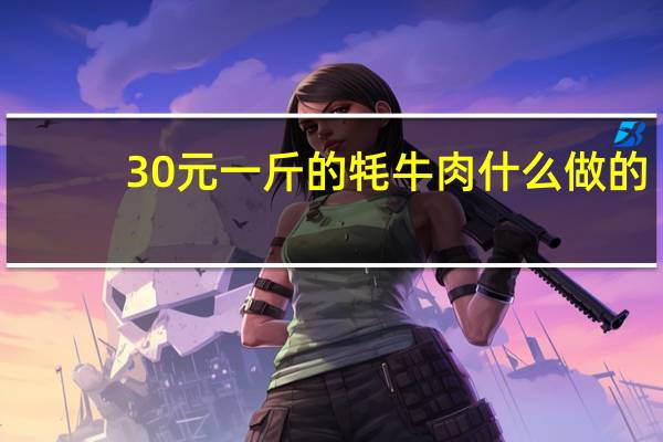 30元一斤的牦牛肉什么做的