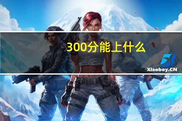 300分能上什么