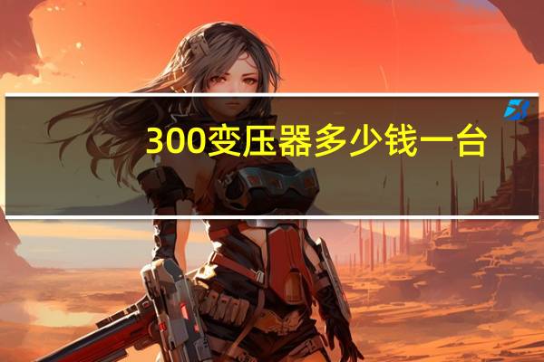 300变压器多少钱一台