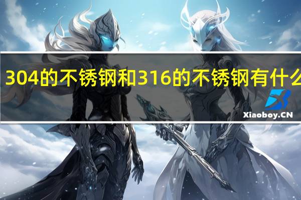 304的不锈钢和316的不锈钢有什么区别