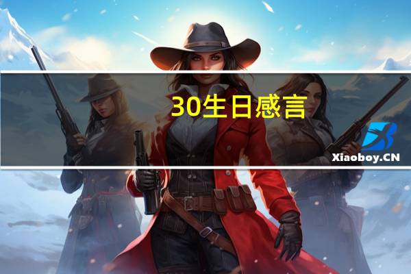 30生日感言